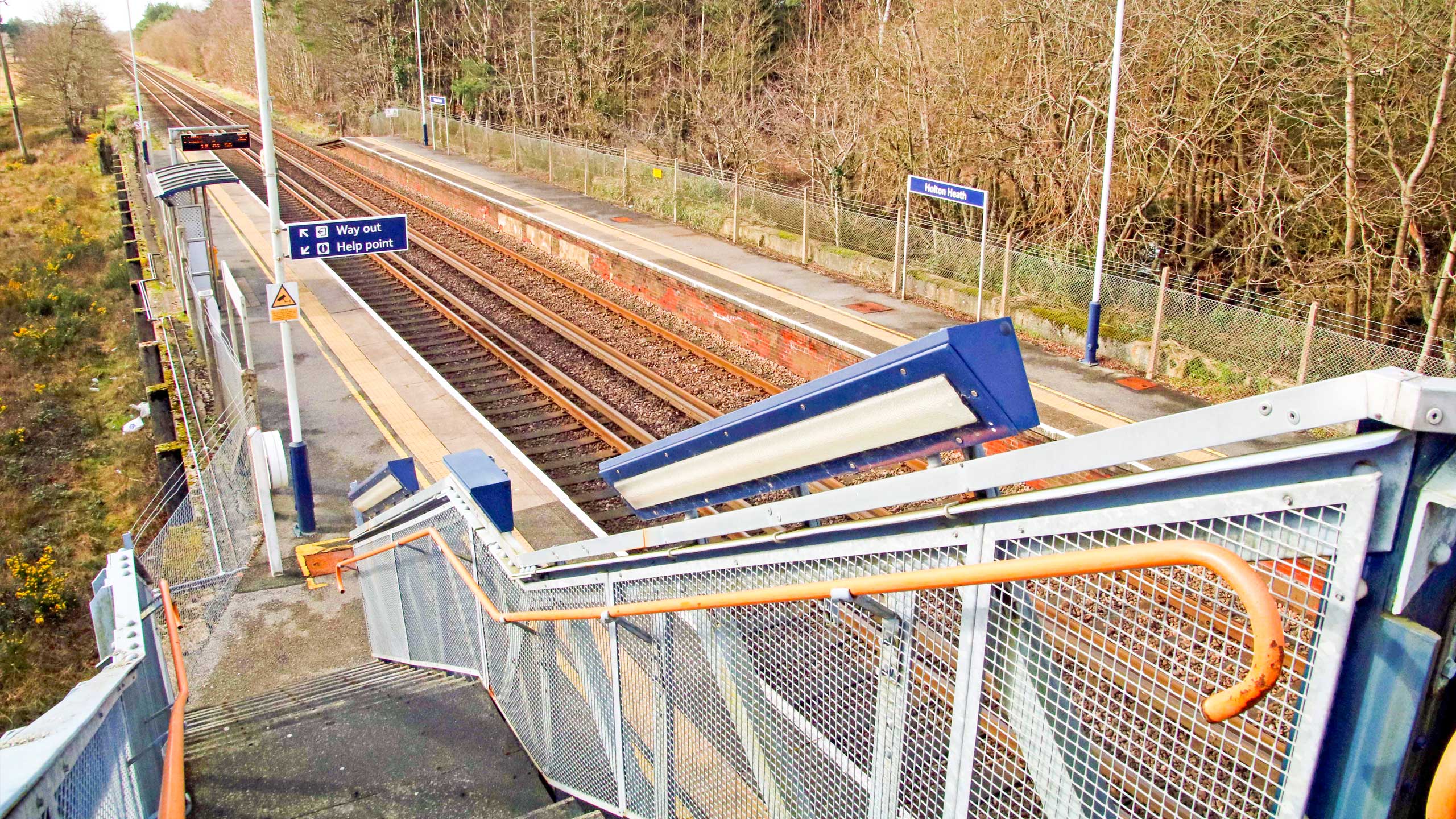 Purbeck Community Rail Partnership Sliding Banner Holton Heath Railway Station 03 2560x1440px