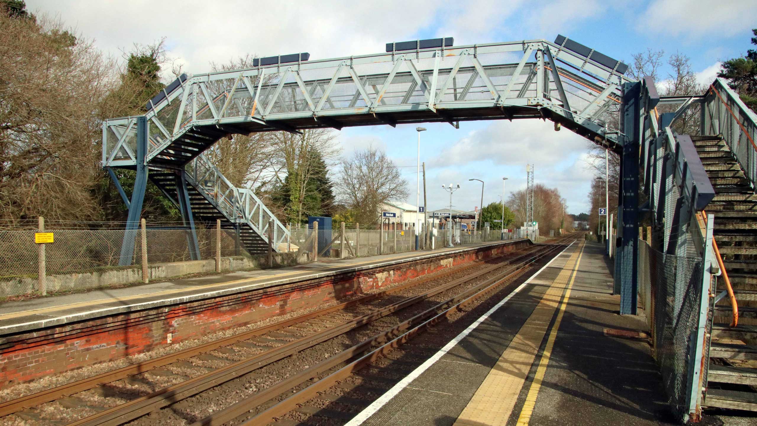 Purbeck Community Rail Partnership Sliding Banner Holton Heath Railway Station 06 2560x1440px