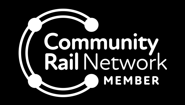 Community Rail Network Member Footer Logo B&w