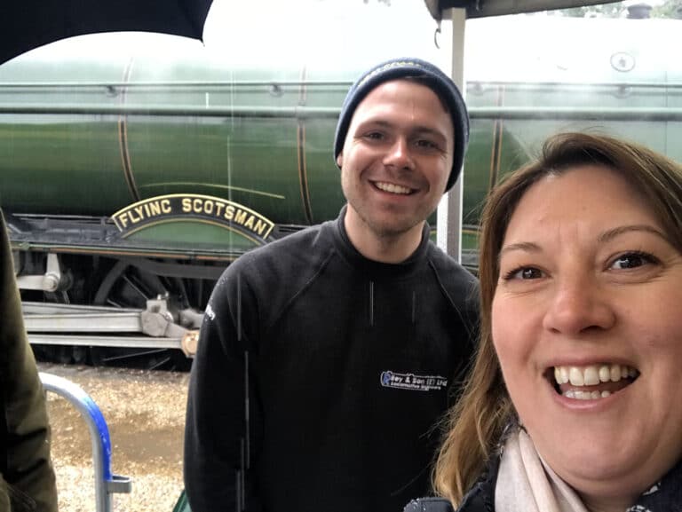 N&e Flying Scotsman Visit To Swanage Railway