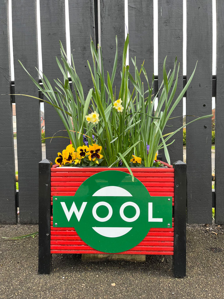 purbeck community rail partnership planters wool station