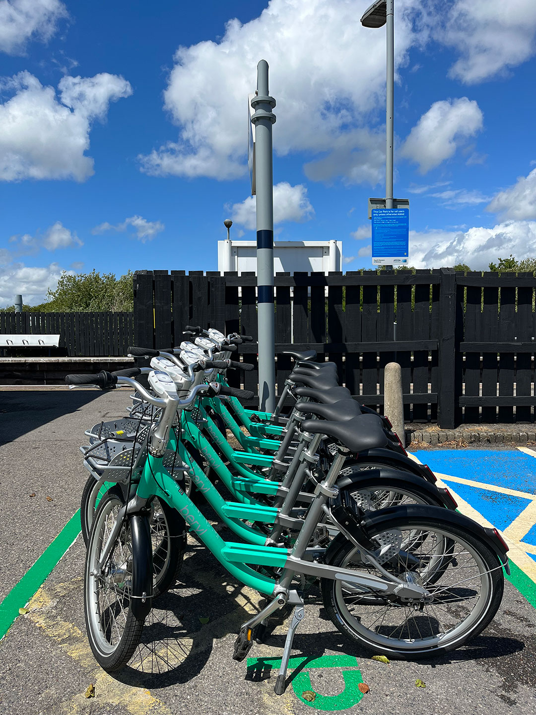 sustainable transport option at wool station beryl bike hire 1440x1080px