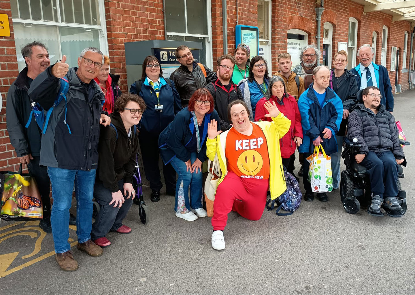 try the train event involving people with learning and physical disabilities gallery